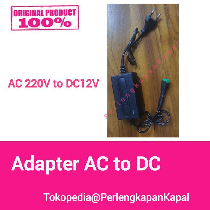 Power Adaptor listrik 220V ke aki 12V / Adapter AC220V to DC12V