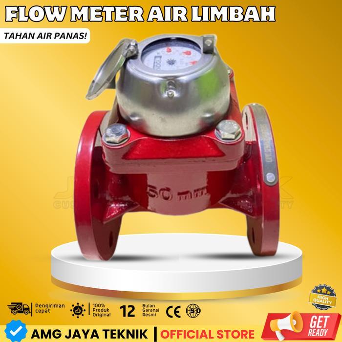 FLOW METER AIR LIMBAH 5 INCH FLOW METER AIR PANAS 130 DERAJAT STANDAR ISO