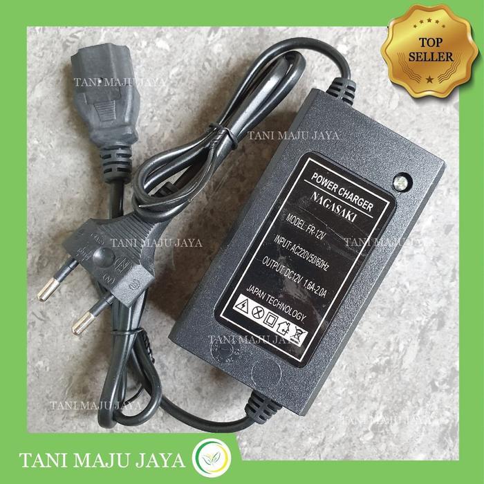CHARGER TANGKI SPRAYER ELEKTRIK AKI 12V NAGASAKI