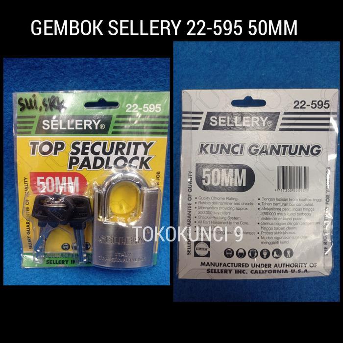 GEMBOK SELLERY 22-595 50MM GEMBOK JAKET SELLERY 50MM