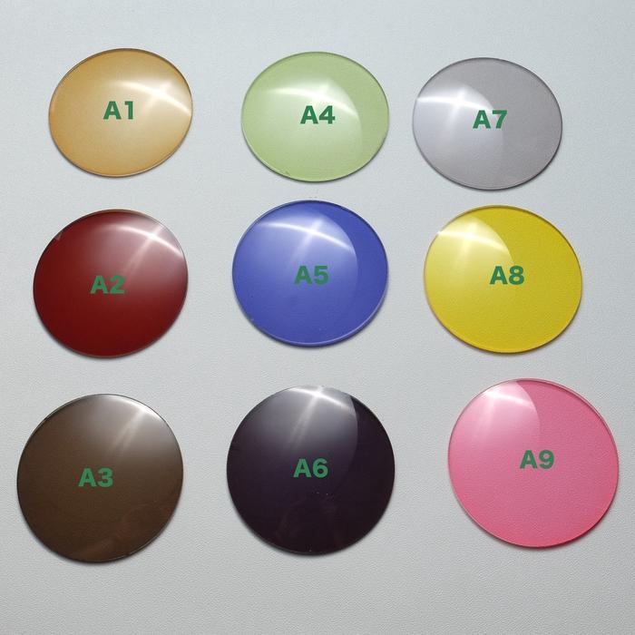 Lensa Kacamata Minus Plus Silinder - CR 39 Color - Tinted Lens - Lensa