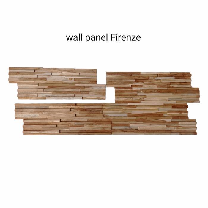 Wall dinding panel kayu jati hiasan dinding
