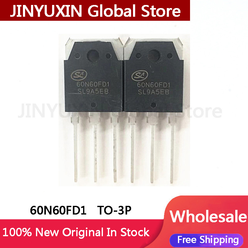 5-100Pcs 60N60FD1 SGT60N60FD1PN SGT60N60FD1 TO-3P 600V 60A IC Chipset In Stock Wholesale