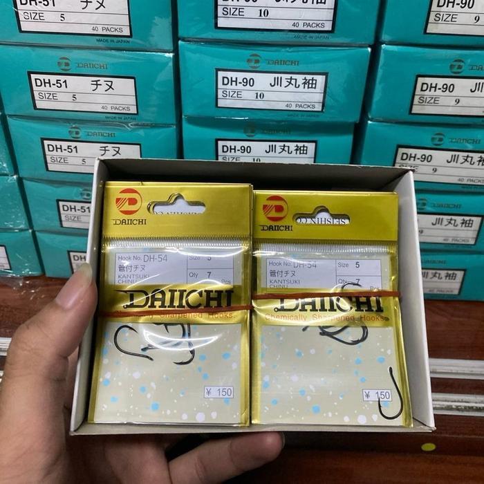 GROSIR 1 Pak Kail Daichi DH 51,54,90 Lubang/Gepeng isi 40Pcs No 0,8 1 2 3 4 5 6 7 8 9 10 11 12