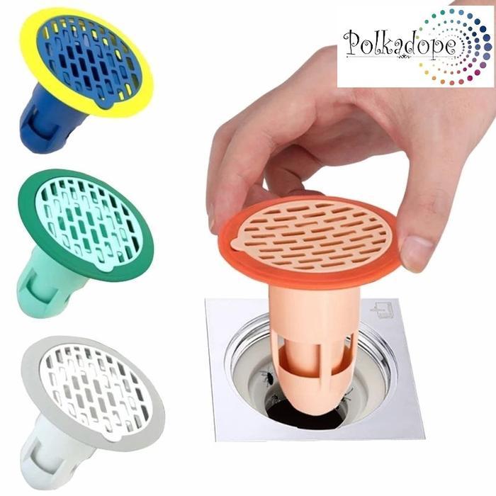 Saringan Penutup Lubang Air Kamar Mandi Drain Anti Bau Anti Kecoa