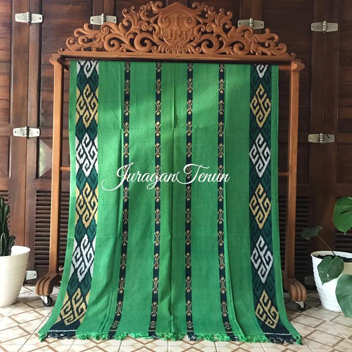 Tenun Blanket Toraja Hijau