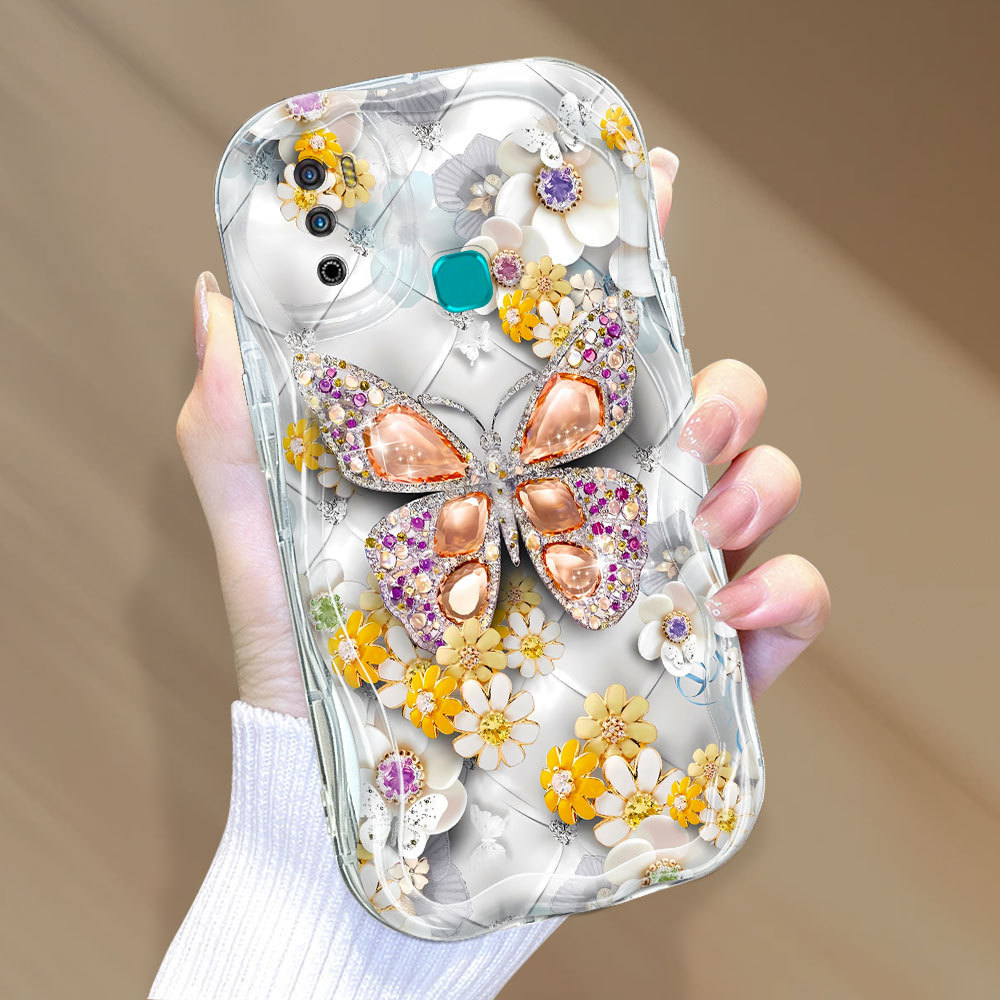 Casing Hp Untuk Infinix Hot 9 Play X680 Mode Krim Phone Case Lembut Handphone Softcase Kartun Soft P