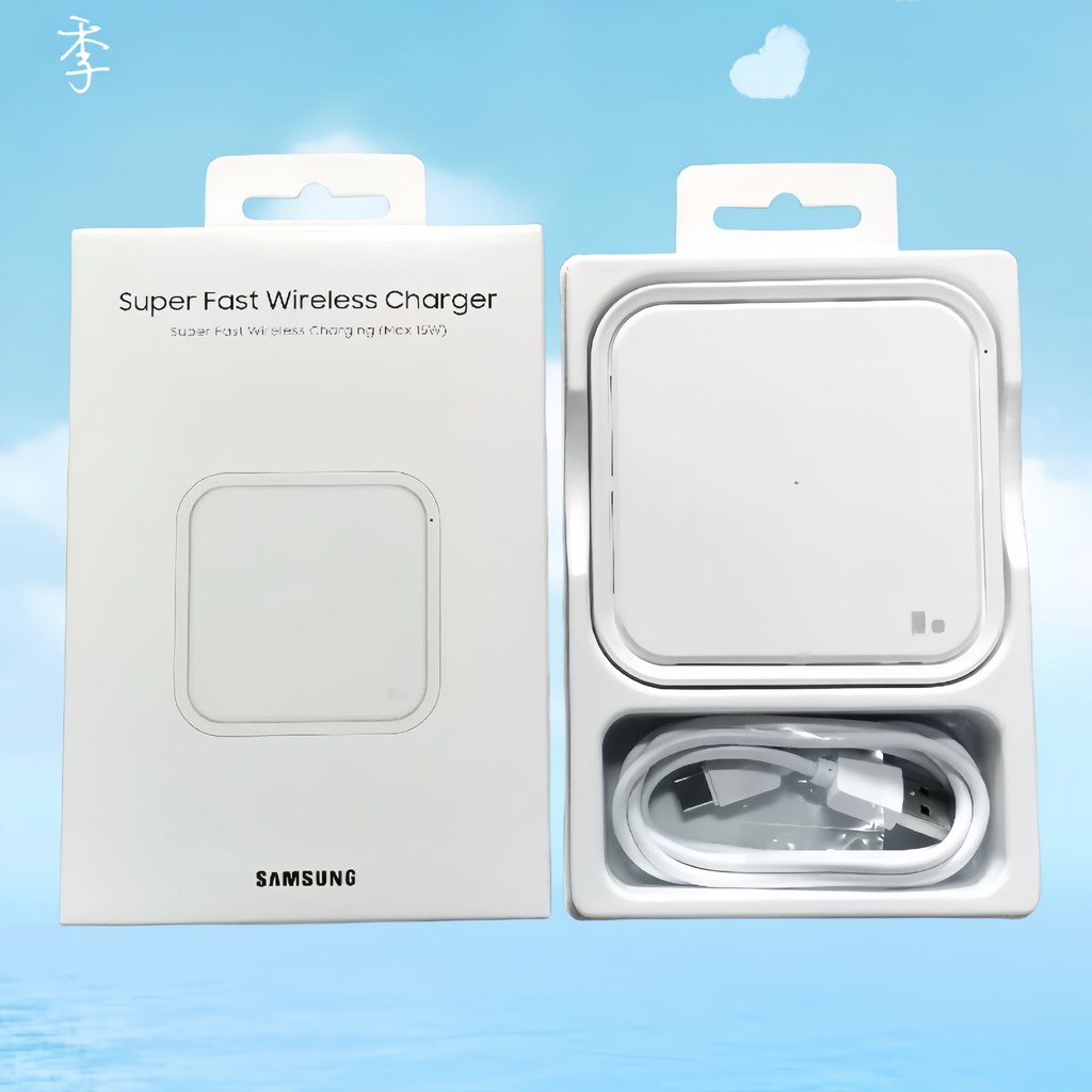SAMSUNG 22.5w Fast Charge Wireless Charger Pad EP-P2400 For Galaxy S25 S24 S23 FE Note20 Ultra Z