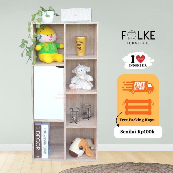 Rak Susun Stella Original Pintu Kayu Minimalis Serbaguna Berkualitas