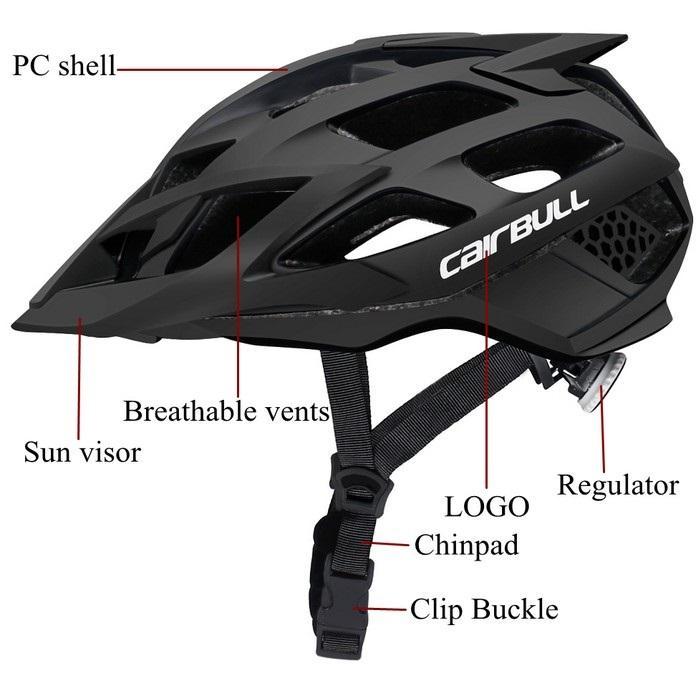 Helm Sepeda Cairbull Allride Mtb Roadcross Road Cb12