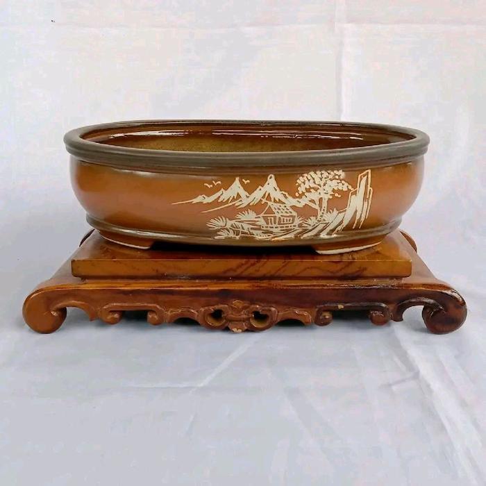 pot keramik bonsai ukurun 30 cm