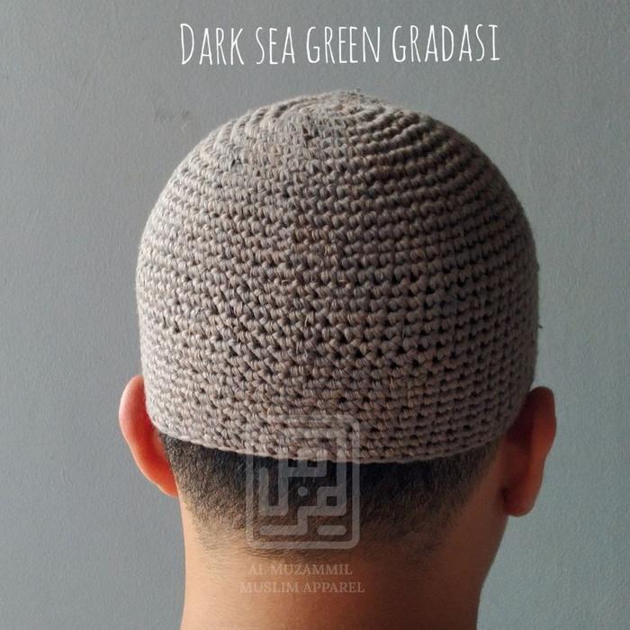 Peci Rajut Tebal Sulam Al Muzzammil