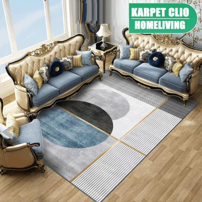 Premium Karpet beludru kristal Karpet Karpet Turkey Polyester Karpet Turkey Bermotif/ Tikar Karpet