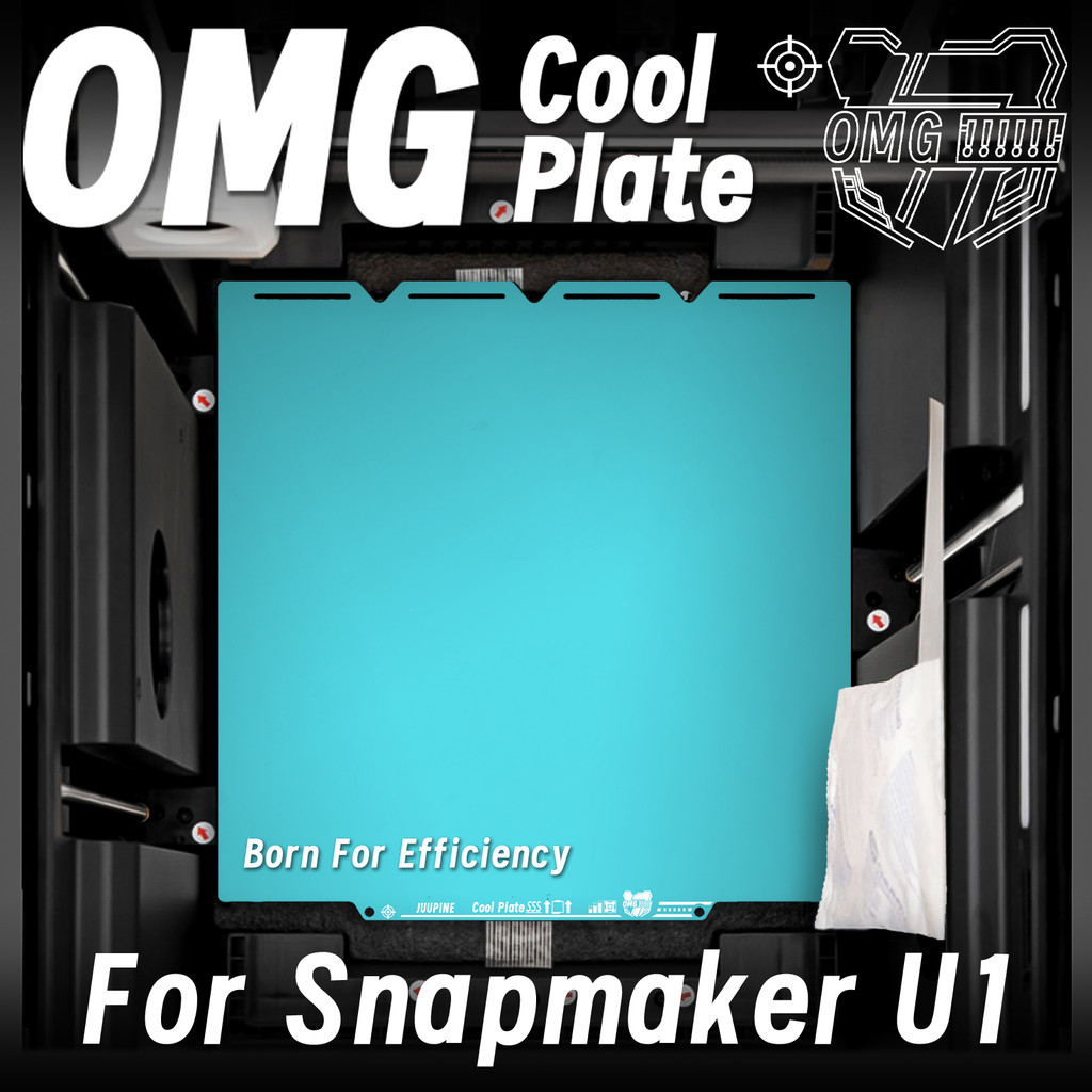 PROMO   TOP For Snapmaker U1 Build Plate 270x270MM PLA PETG Cool Bed OMG Cold Plate Unmatched Adhesi