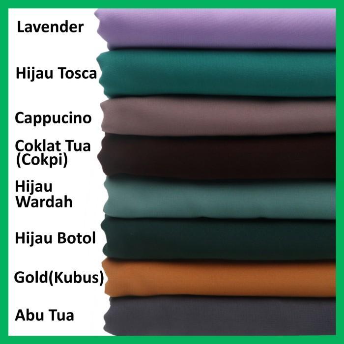 Thebest- Segi 4 Wolfis Grade A 115 X 115 Cm Jilbab Segi Empat Wolpeace Syar'i