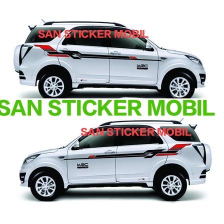 0865 Stiker Mobil Terios Rush Stiker Striping Wrc Stiker Mobil Terios Rush Terlaris