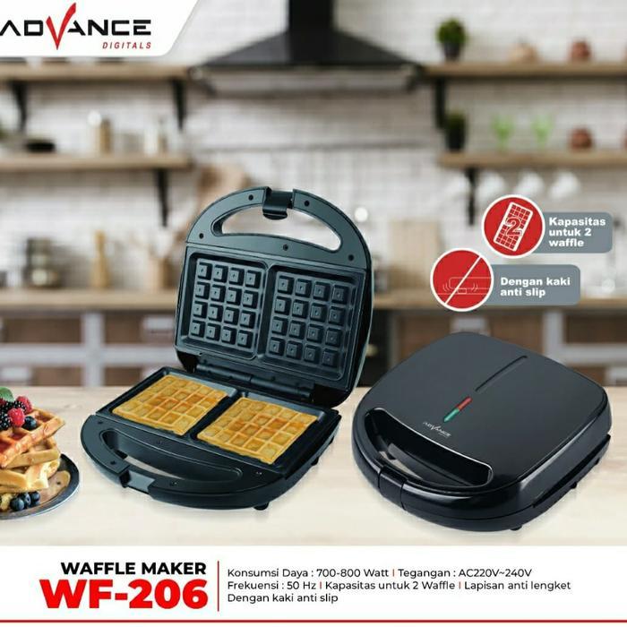 ADVANCE WAFFLE MAKER/CETAKAN WAFFLE WF-206