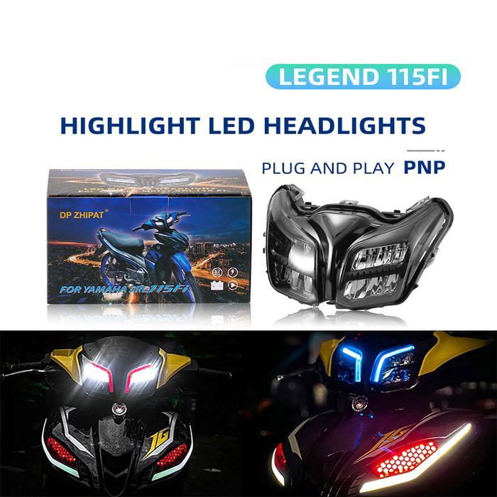 Murah Lampu Led Kepala Zhipat Cocok Untuk Yamaha Jupiter Z1, Lagenda 115 Fi, Jupiter Z Robot 115Cc