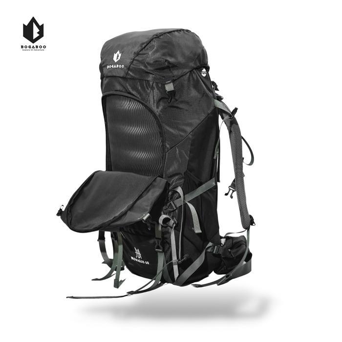 BOGABOO Morigus 60 Liter +Cover Bag -Tas Carrier Gunung Ultralight - Tas Keril Ransel Gunung