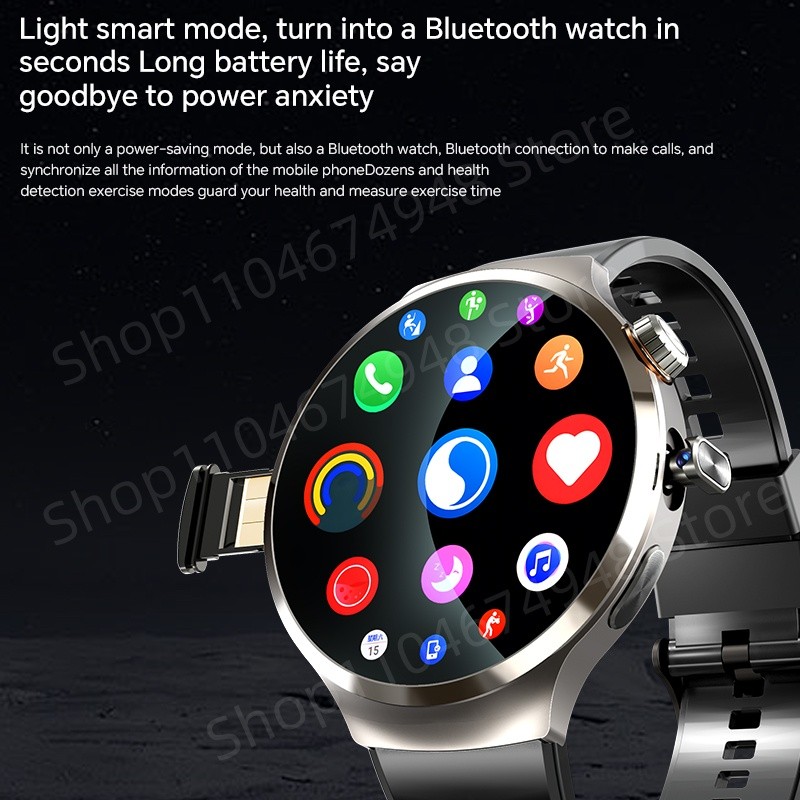 4G/5G Full Netcom Smartwatch 1.98inch Amoled Smart Watch With 210 Rotary Camera Android 13.0 Dual