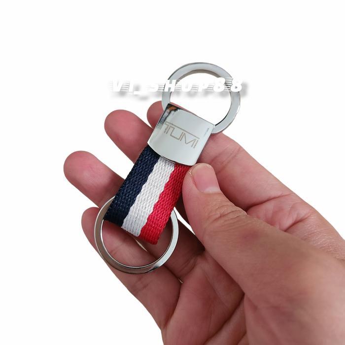 Dompet Pria Dompet Pria Kulit Asli Tumi With Keychain + Paperbag Set Gift Box