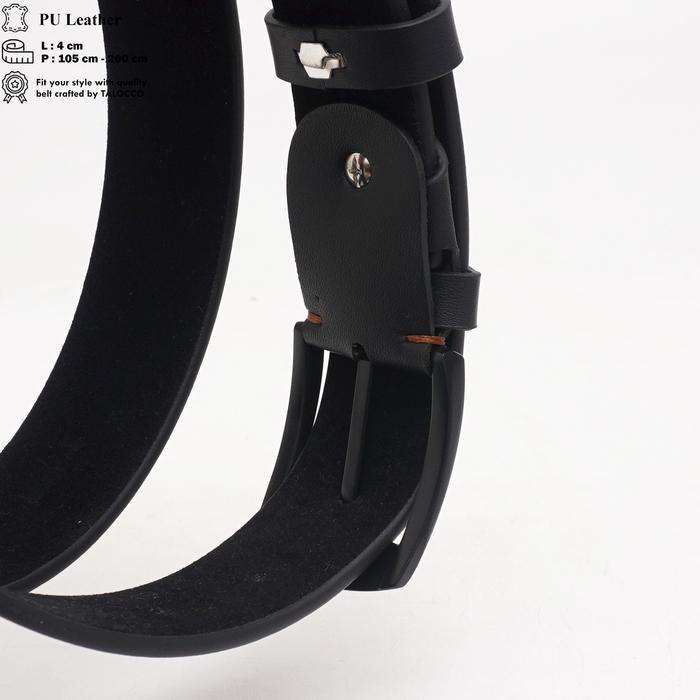 Gesper Pria Talocco Ikat Pinggang Pria Kulit Pu Premium Big Size L: 4 Cm P: 100 Cm - 200 Cm Untuk