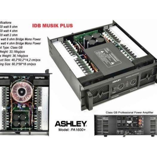 Power Ampli Ashley Pa1600 Pa 1600 Pa1600+ Terbaik