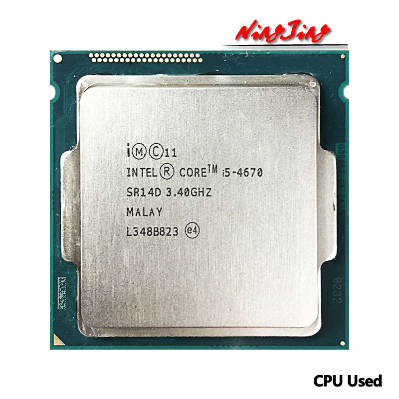 Intel Core i5-4670 i5 4670 3.4 GHz Used Quad-Core CPU 6M 84W LGA 1150