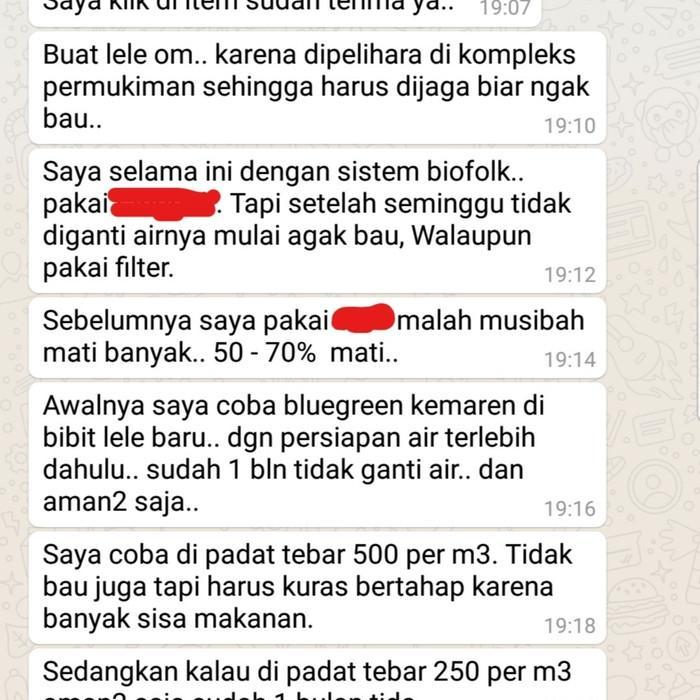 Probiotik Bluegreen Biotech Obat Penghilang Bau Air Kolam Lele Organik