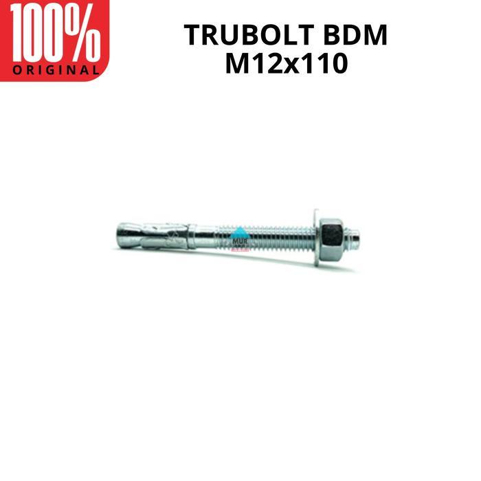 . Dynabolt / Trubolt Wedge Anchor M12x110 Galvanis Merk BDM