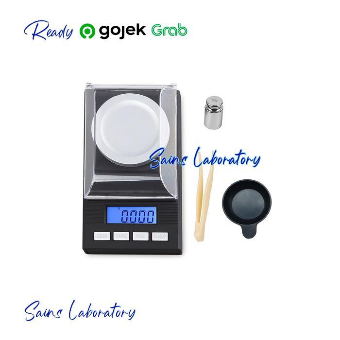 Neraca Digital Analitik 0,001 gr Max 50 gr Timbangan Digital Laboratorium Neraca Analitik Ketelitian