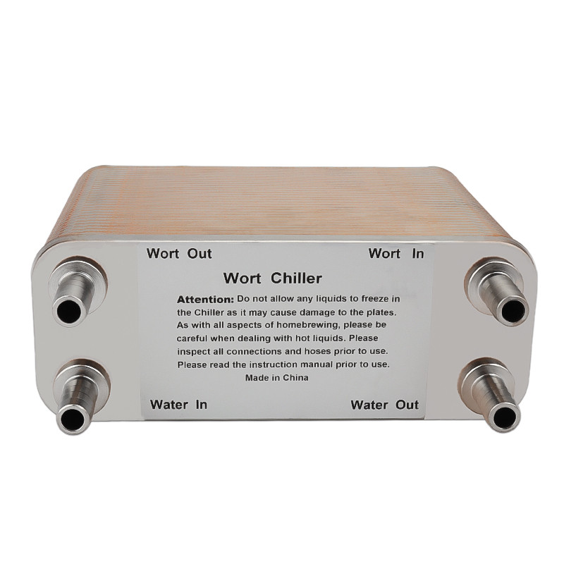 SS 304 heat exchanger 60 Plates Wort Chiller brazed plate Draft beer wort chiller for homebrew Food