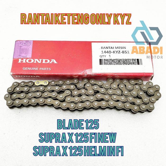 Rantai Keteng Only Honda KYZ Supra X 125 FI New Blade 125 FI Supra X 125 Helm In FI Rante Mesin