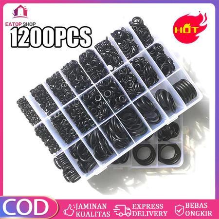 Kombinasi O-ring 1200pcs HNBR / Rubber O Ring Seal Tightening +Box Sil O Ring Karet Seal O ring PCP