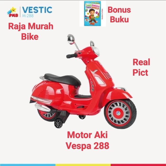 Motor Aki Vespa Vestic M288 Motoran Aki Vespa 288 Motor Aki Anak Vespa