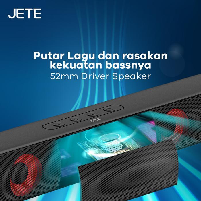 NEW PRODUCT JETE SPEAKER BLUETOOTH S5 STEREO WIRELESS SUPER BASS SALON AKTIF SOUND BAR SUBWOOFER