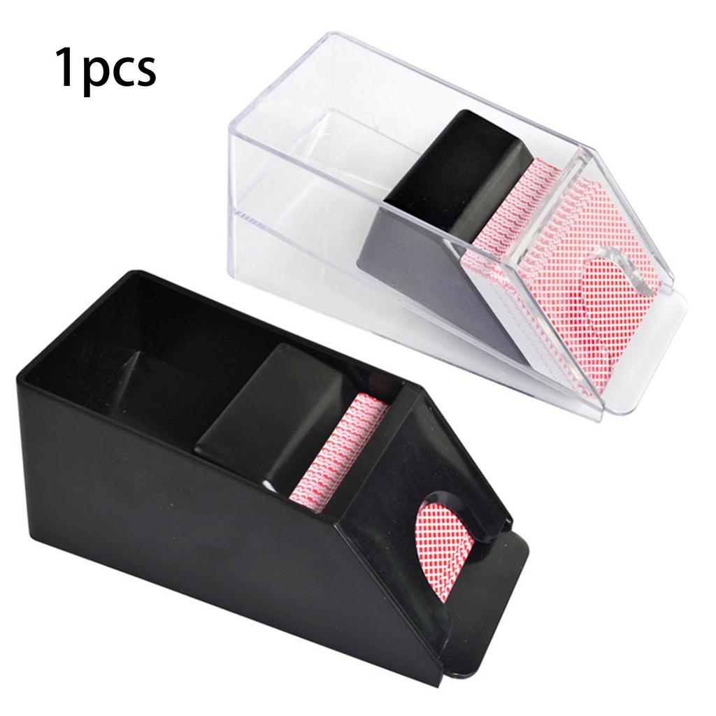 Card Dealer Shoe Utility Saving Time Transparent Professional Acrylic Blackjack Shoe Transparent