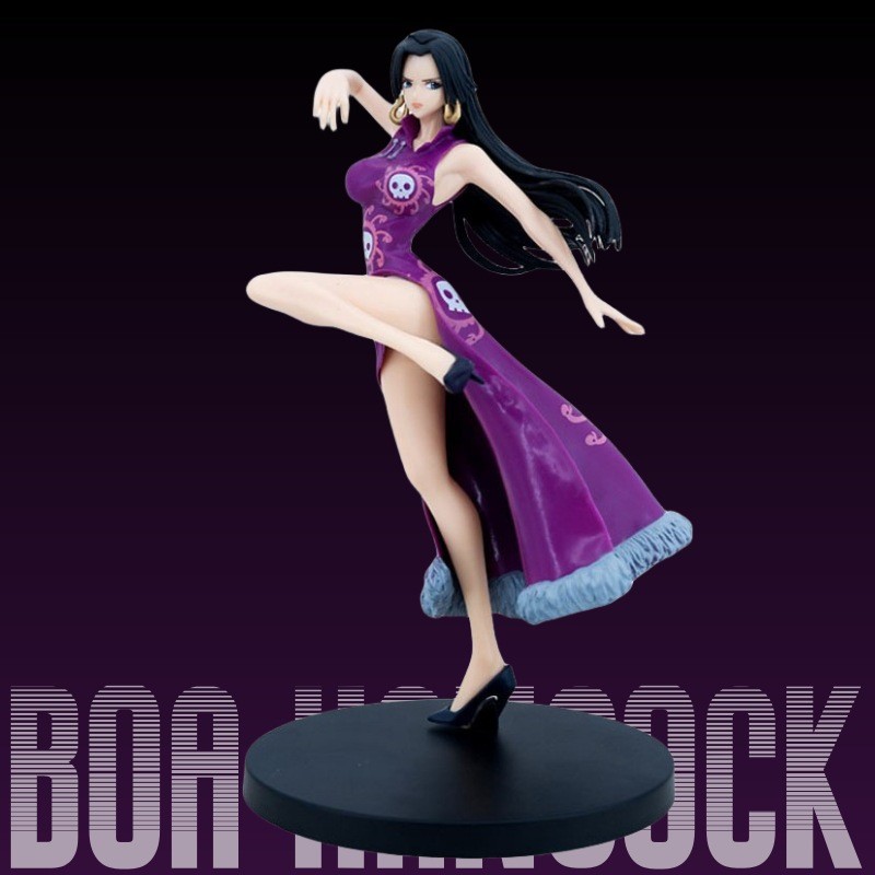 One Piece Anime Boa Hancock Figures Toys GK Snake Princess Action Figure 21CM Sexy Cheongsam Girl