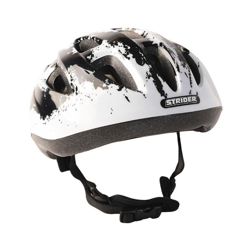 Helm Anak Sepeda Pushbike - Strider - Splash Helmet - Black White