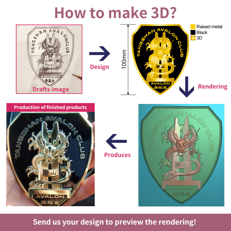 [Minimum 10pcs] Custom metal Tie clip Company Soft enamel process Design Stamping 3D Hard enamel
