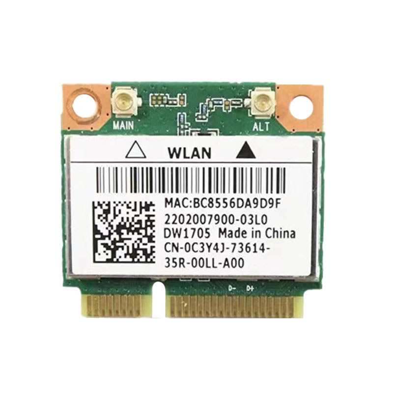 Atheros DW1705 Wireless 802.11N+Bluetooth 3.0 150Mbps Wifi Half Mini PCI-E Wlan card QCWB335 for