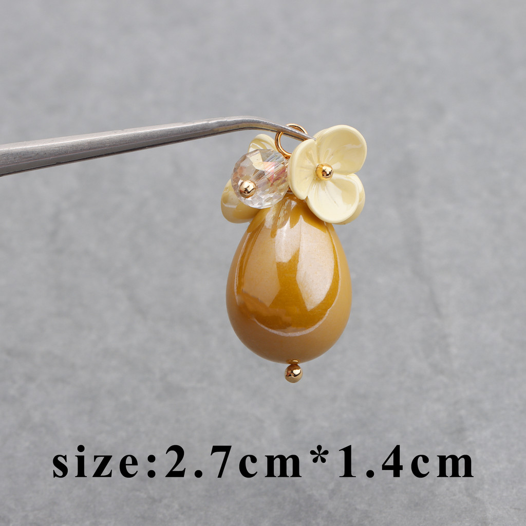 GUFEATHER M759,jewelry accessories,18k gold plated,diy pendant,plastic pearl,hand made,diy