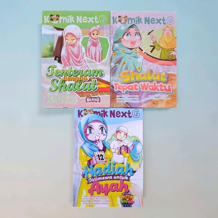 PAKET 3 BUKU KOMIK / 1 PAKET 3 BUKU / KOMIK CERITA ANAK / KOMIK NEXT-G / BESTSELLER