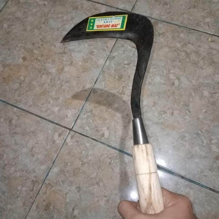 "New" Arit Sabit Bintang Mas Pembersih Rumput Sabit arit babak semak dan ranting kecil