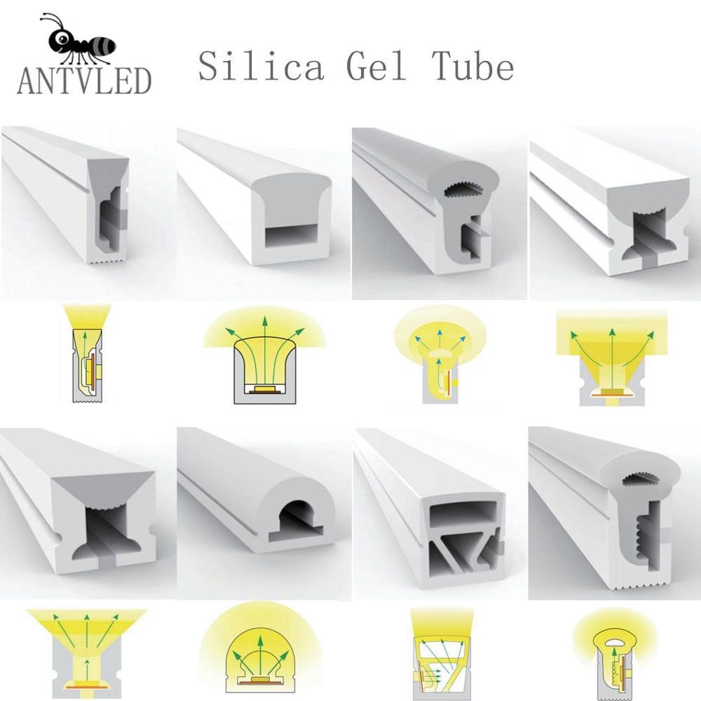 WS2811WS2812B WS2813 WS2815 RGBW LED Neon Rope Tube Silicone Gel Flexible Strip Light Soft Lamp Tube
