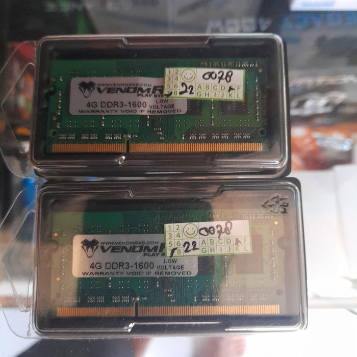 sodim ddr3 4gb venom rx