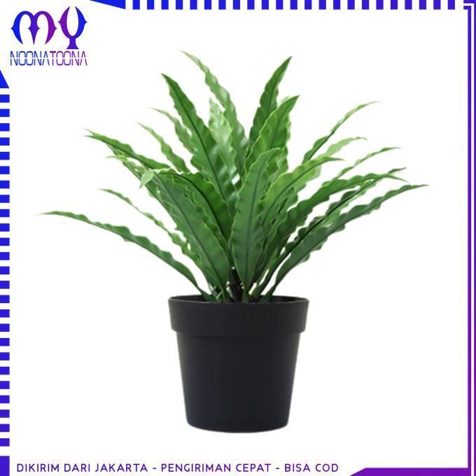 Ornamen Tanaman Bunga 46 Daun Pakis Artificial Bunga Plastik