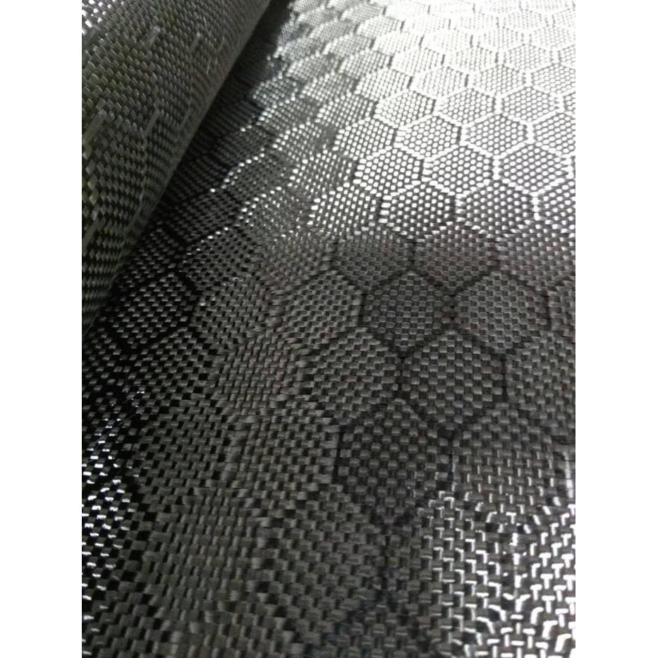 serat carbon fiber hexagon