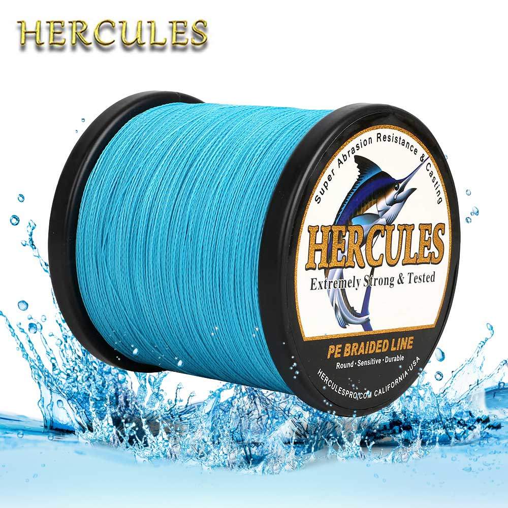 100M /300M /500M/1000M/1500M /2000M Super Strong Blue PE 8 Braided Fishing Line Multifilament Thread