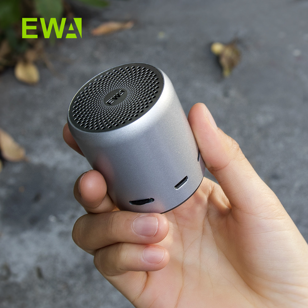 EWA Mini Bluetooth Speaker True Wireless Stereo TWS Enhance Bass Radiator Bluetooth 5.0 A107 Metal